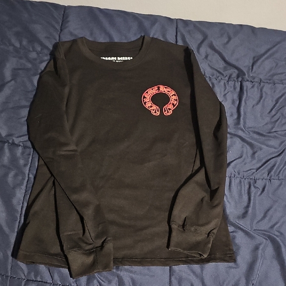 Chrome Hearts Black Tee with Red and White Design - Picture 12 of 16